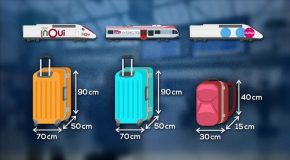 SNCF: Pas plus de 2 valises et 1 bagage à main à bord des TGV