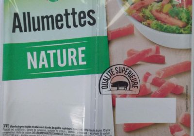 RAPPEL INFO: LIDL  Allumettes Nature 200g